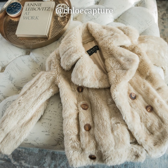 Gucci Jackets & Blazers - Vintage GUCCI Fur Coat - RARE